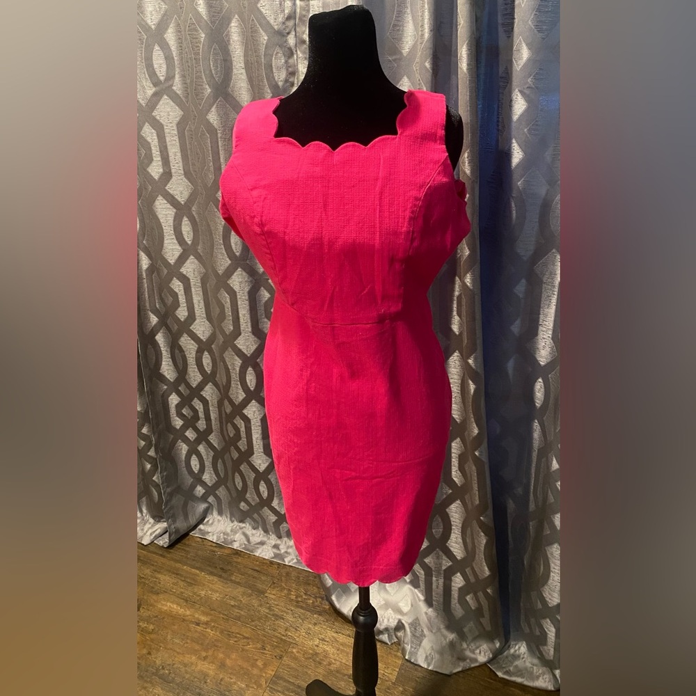 Ladies J Crew Elegant Pink Sleeveless Dress Size 2